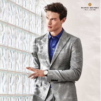 Photo of man in a Pearce Bespoke suit